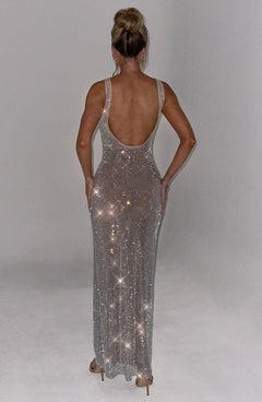 Lumina Shimmer Maxi Dress