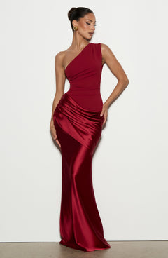 Abbey One-Shoulder Maxi Dress