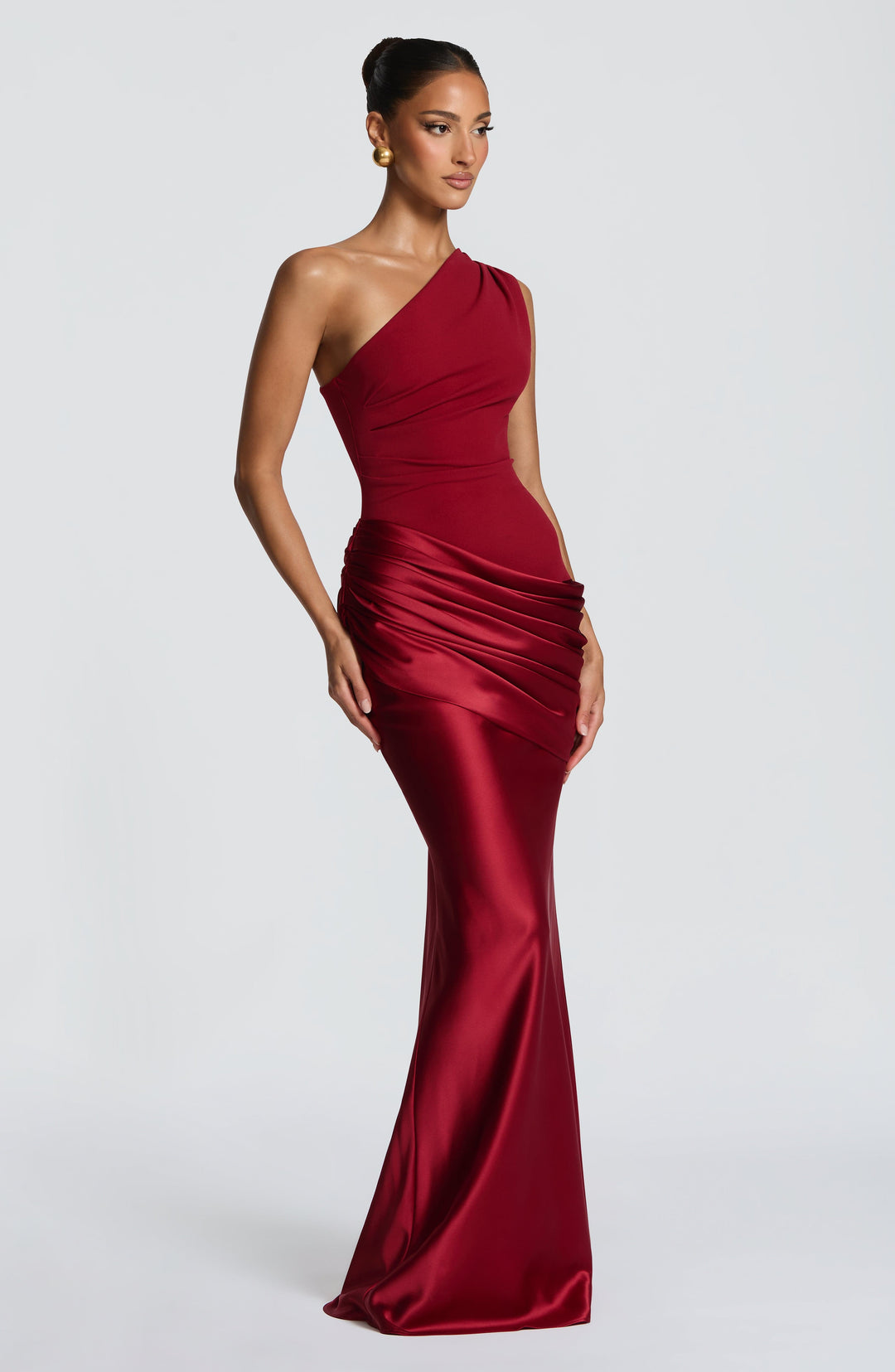 Abbey One-Shoulder Maxi Dress