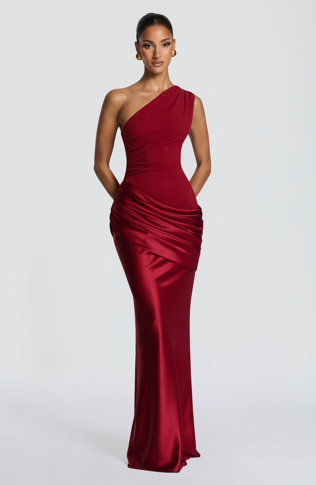 Abbey One-Shoulder Maxi Dress