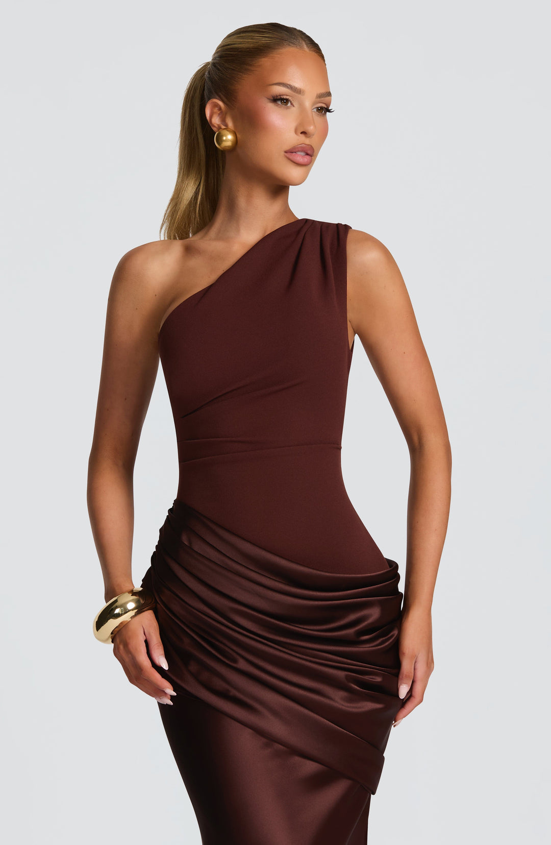 Abbey One-Shoulder Maxi Dress