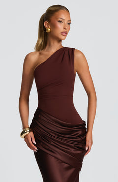 Abbey One-Shoulder Maxi Dress