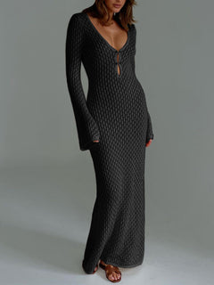 Riviera Crochet Maxi Dress
