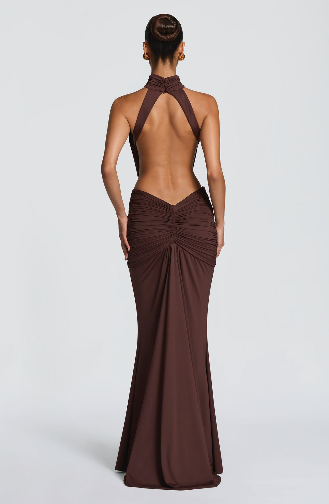 Josephine Ruched Cut-Out Maxi Dress