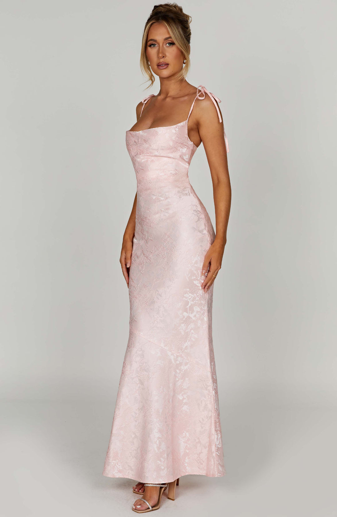 Nikky Floral Jacquard Maxi Dress